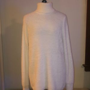 Zara knit fuzzy sweater dress (or long sweater)